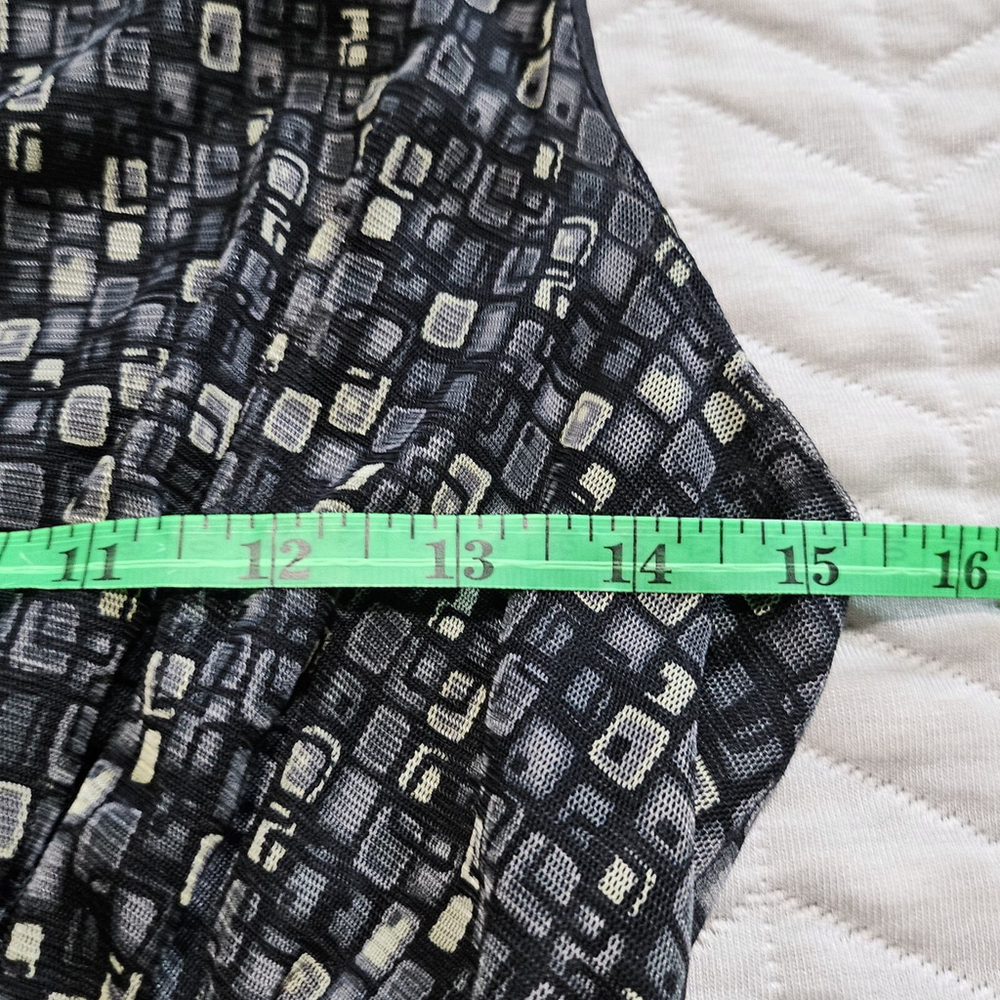 Motherhood Maternity Geometric Popover Babydoll Whimsigoth Fairy Dress Size S - Picture 4 of 12